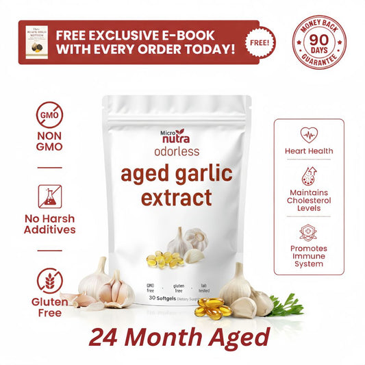 Aged Garlic Extract - Natural Blood Pressure Support During Perimenopause & Menopause